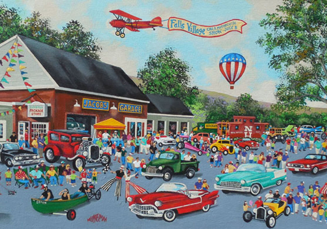 Big Day In The Village (18 x 36)