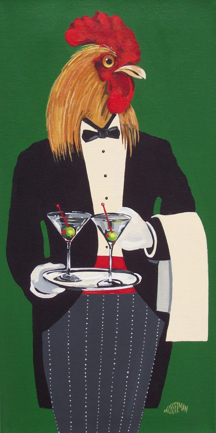 Cocktails For Two   (12 x 24)