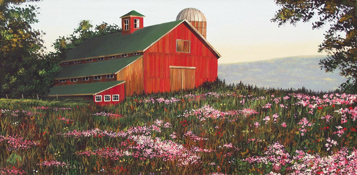 Wildflower Barn  (18 x 36)