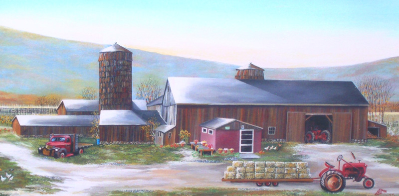 Ford’s Fall Harvest   (18 x 36)