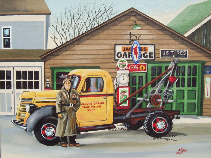 Jacobs's Garage - April 1930   (18 x 14)
