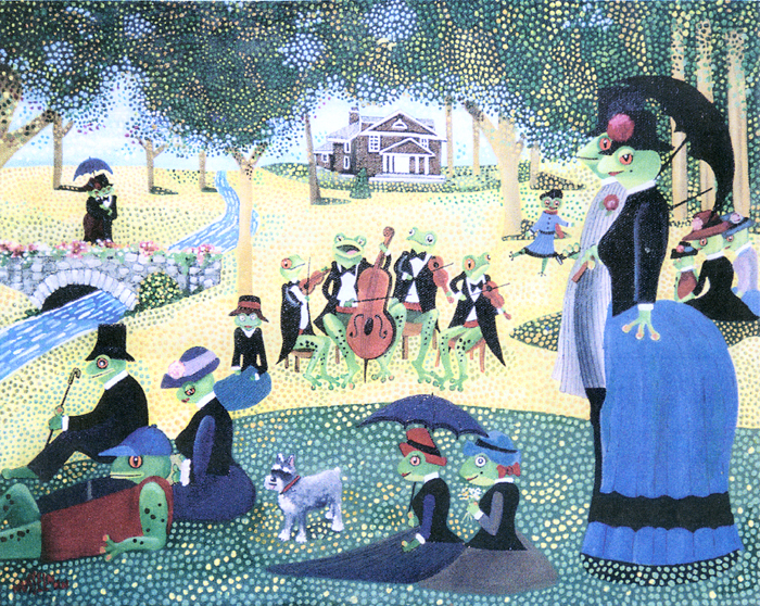 Summer at the Norfolk Chamber Music Festival   (private collection Yale University)