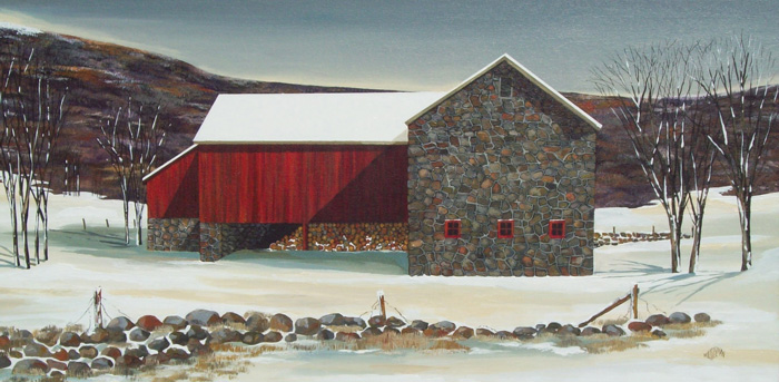 Old Stone Barn   (36 x 18)